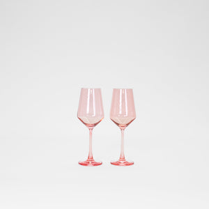 Tickle Me Pink - Colored Wine Glass