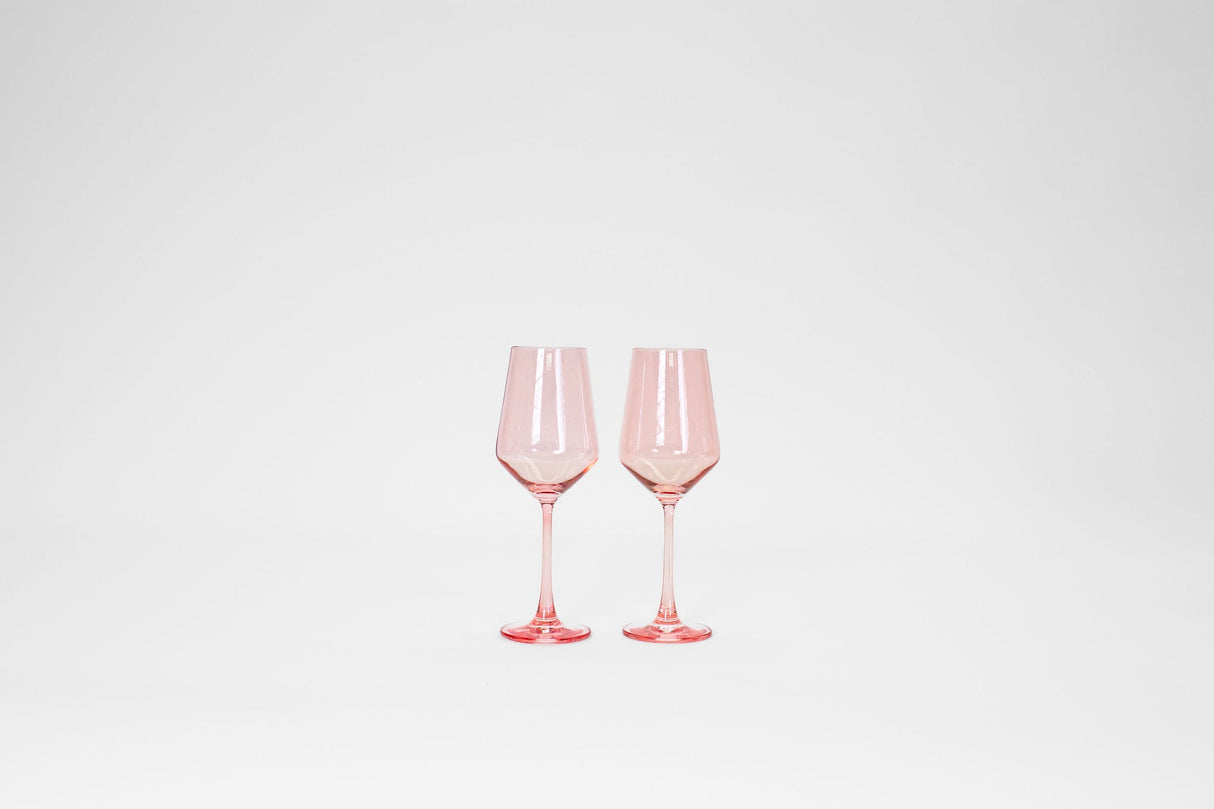 Tickle Me Pink - Stemless Colored Wine Glass