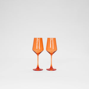 Aperol Orange - Colored Wine Glass