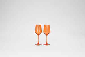 Aperol Orange - Stemless Colored Wine Glass