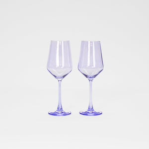 Lady Lavender - Colored Wine Glass