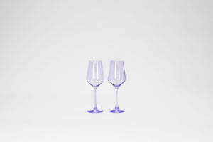 Lady Lavender - Stemless Colored Wine Glass