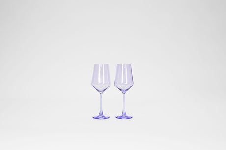 Lady Lavender - Stemless Colored Wine Glass
