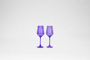 Veri Peri Purple - Stemless Colored Wine Glass