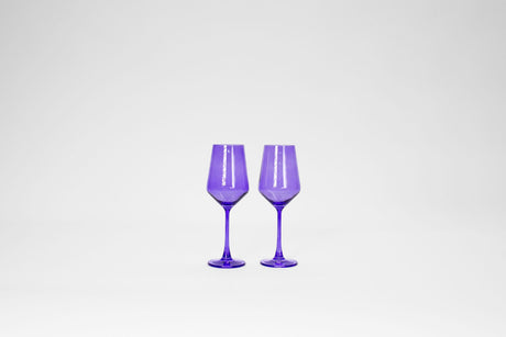 Veri Peri Purple - Stemless Colored Wine Glass
