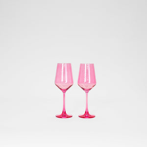 Bubblegum Pink - Colored Wine Glass