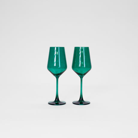 Emerald Green - Colored Wine Glass