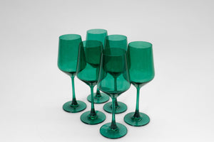 Emerald Green - Stemless Colored Wine Glass