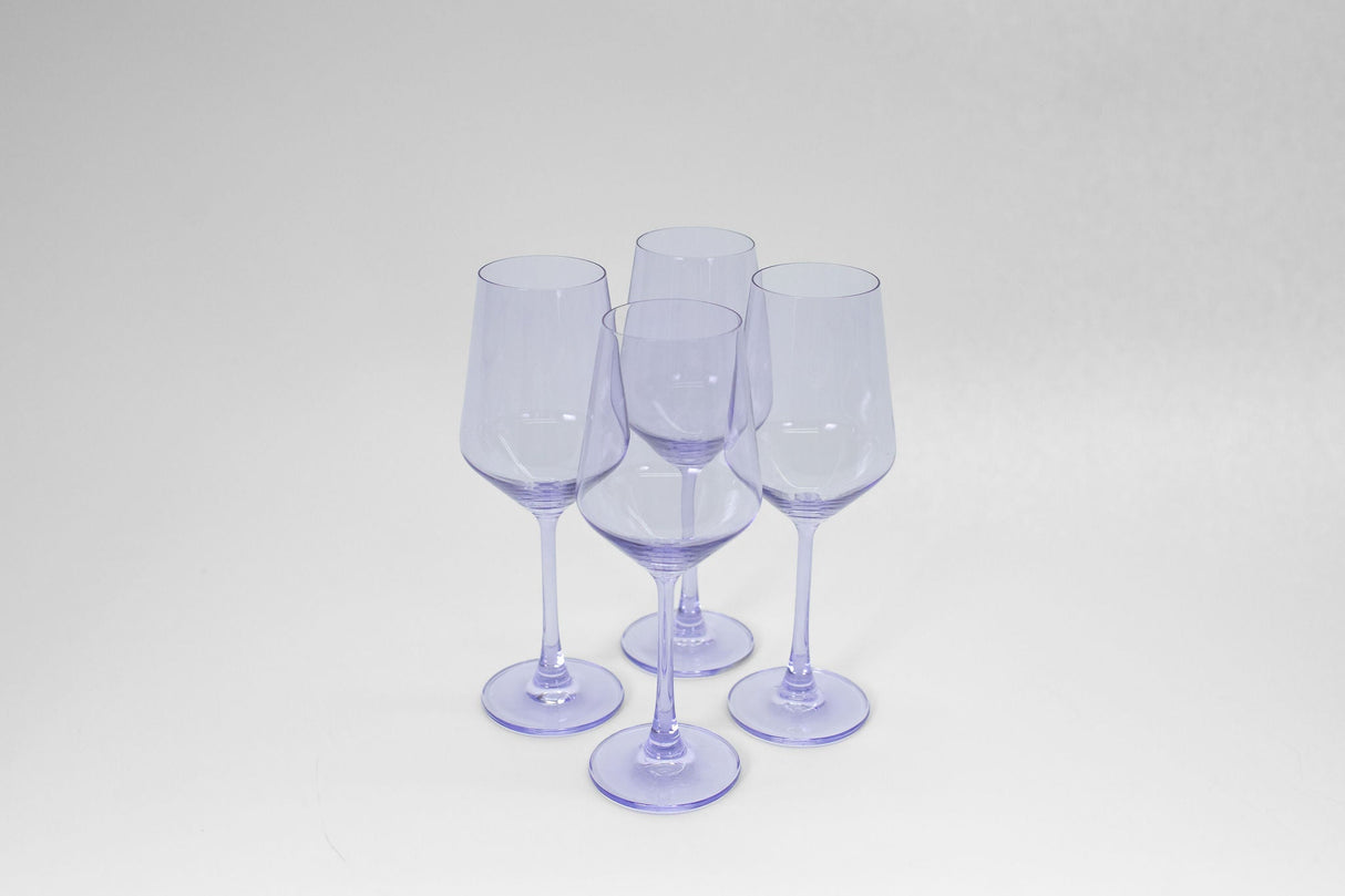Lady Lavender - Stemless Colored Wine Glass
