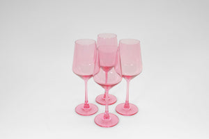 Bubblegum Pink - Stemless Colored Wine Glass