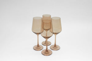 Brown Sugar - Stemless Colored Wine Glass