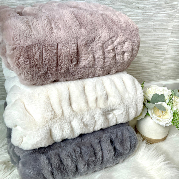 Faux Fur Blanket - Medium & Large