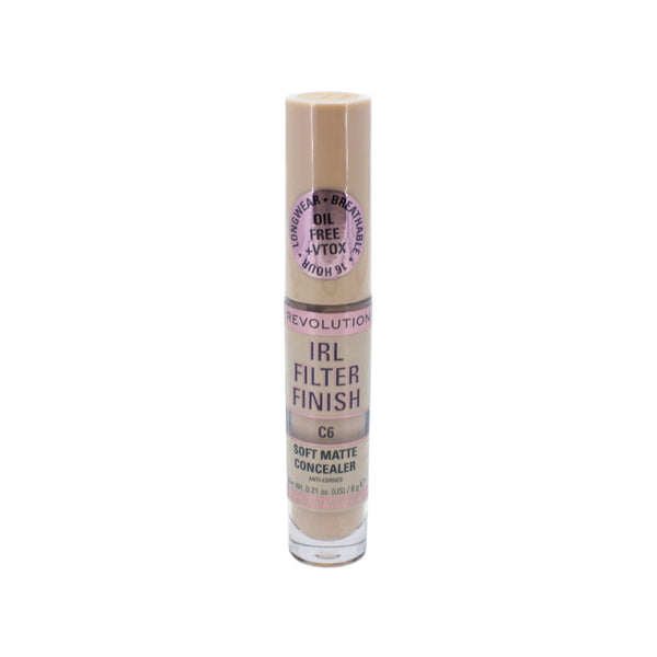 Makeup Revolution IRL Filter Finish Concealer C6 .21oz - New