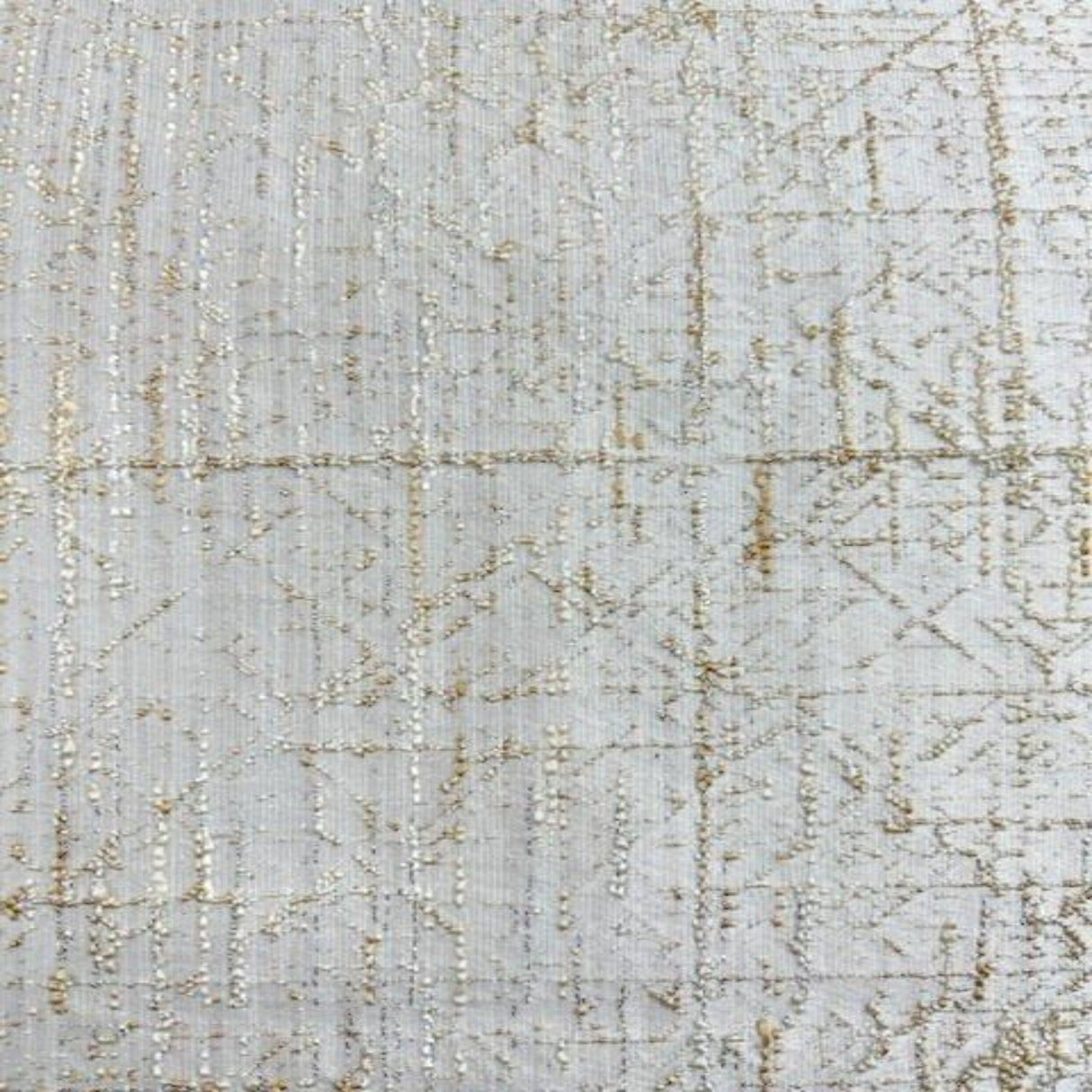 Mumbai Sparkling Jacquard Tablecloth – Ivory