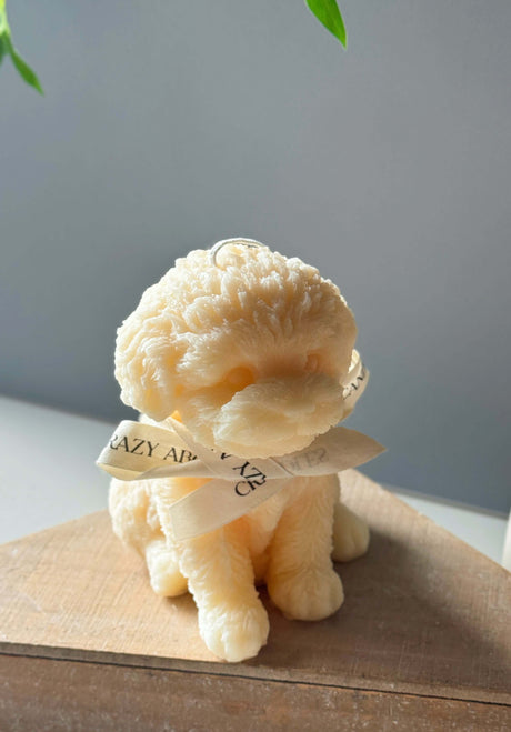 Large Puppy Candle - Perfect for Dog Lovers and Home Décor