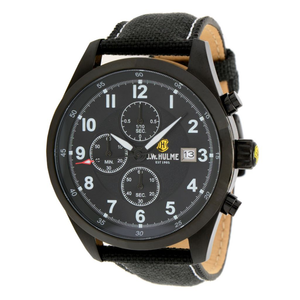 J.W. Hulme 44mm Quartz Chronograph Nylon Strap Watch