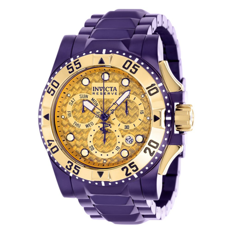 Invicta Reserve 50mm Excursion Purple Label Swiss Quartz Watch