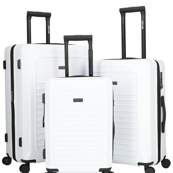ROBERTO CAVALLI Luxury 3 Piece Luggage Set, Expandable Hard Shell Suitcases with 8 Spinner Wheels
