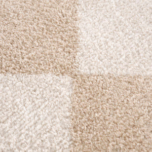 Arilla Beige Washable Diamond Area Rug