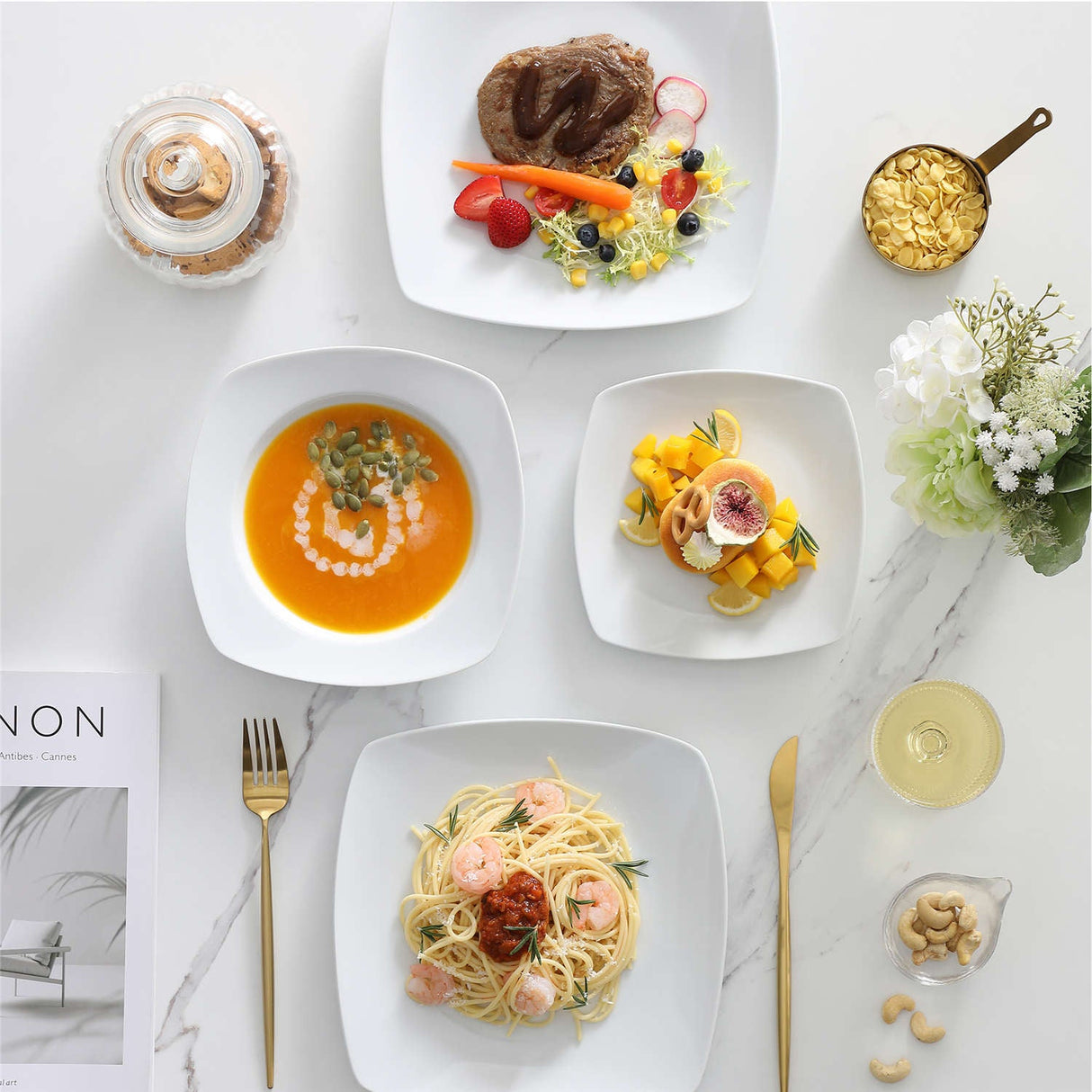 Julia 18 Piece Dinnerware Set