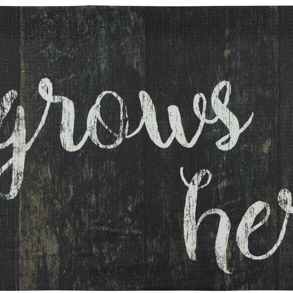 20"x55" Oversized Cushioned Anti-Fatigue Kitchen Runner Mat (Love Grows Here)