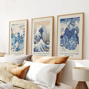 The Great Wave of Kanagawa Japanese Woodblock Art Print