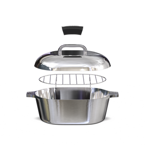 Oval Dutch Oven with Lid - 5 Quart (11 Inch)