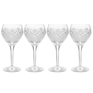 Waterford Crystal Sullivan Set of 4 Wine Glasses or Goblets