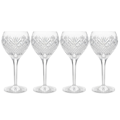 Waterford Crystal Sullivan Set of 4 Wine Glasses or Goblets