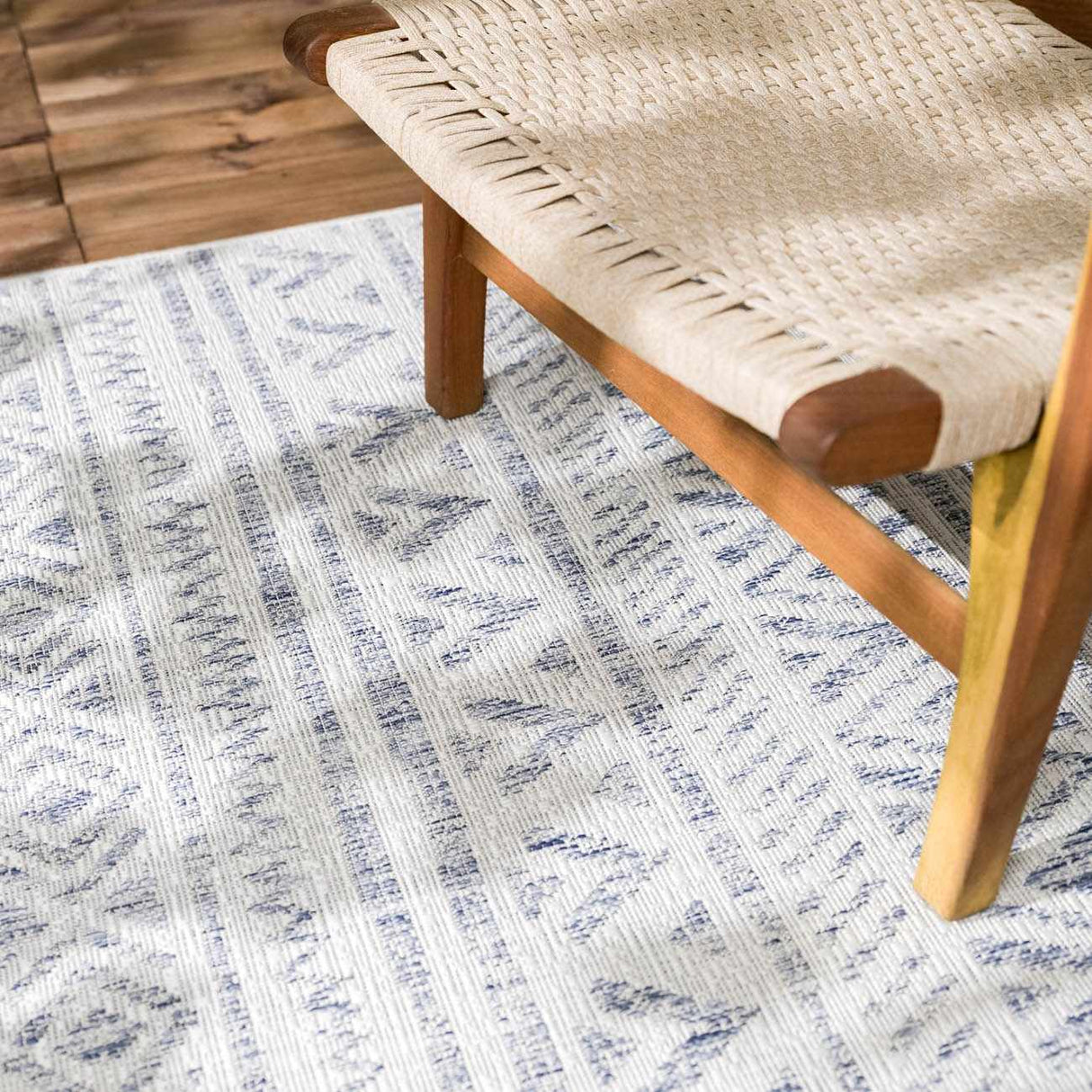 Novato Gray All Over Pattern Performance Rug