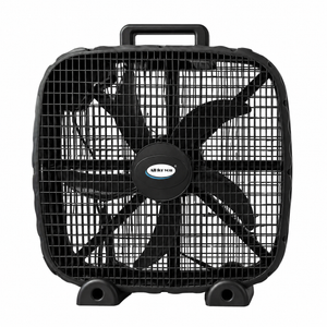 20-Inch 3-Speed Box Fan – Portable Bedroom Fan with Carry Handle, 5-Blade Powerful Airflow & Lightweight Design