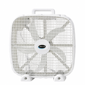 20-Inch 3-Speed Box Fan – Portable Bedroom Fan with Carry Handle, 5-Blade Powerful Airflow & Lightweight Design
