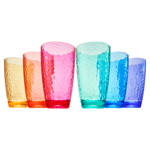 Madrid Acrylic Highball Glassware, Set of 6