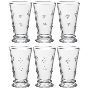 Classica Bee Highball Glassware, Set of 6