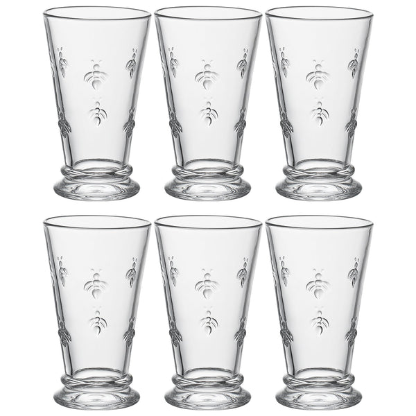Classica Bee Highball Glassware, Set of 6