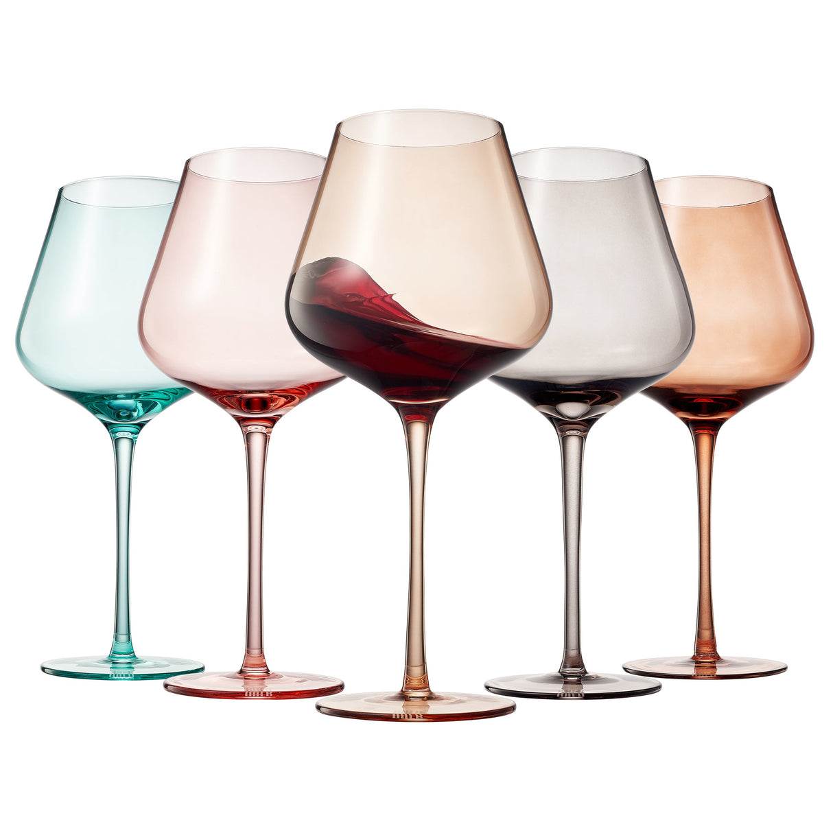 Stagioni Stemmed Wine Glassware, Dubai, Set of 5