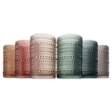 Tonal Hobnail Highball Glassware, Set of 6