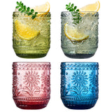 Monet Lowball Tumbler Glassware, Set of 4