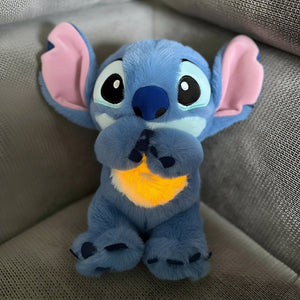 Calming Breathing Plush Toy with Night Light Sleep Aid Stuffed Animal