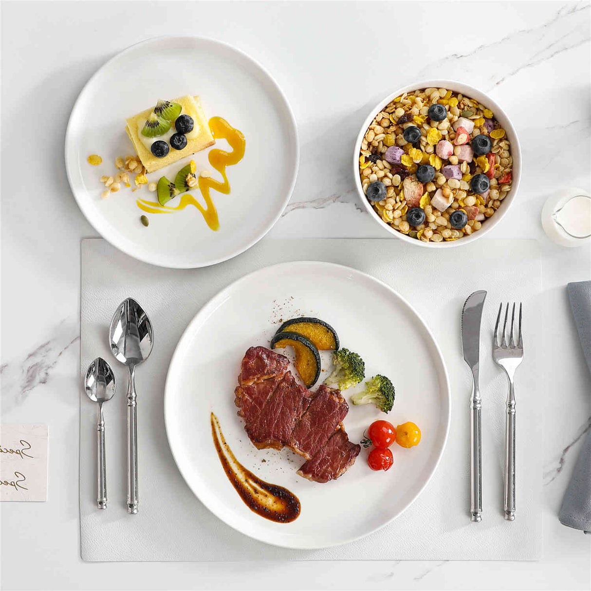Leah 12 Piece Dinnerware Set