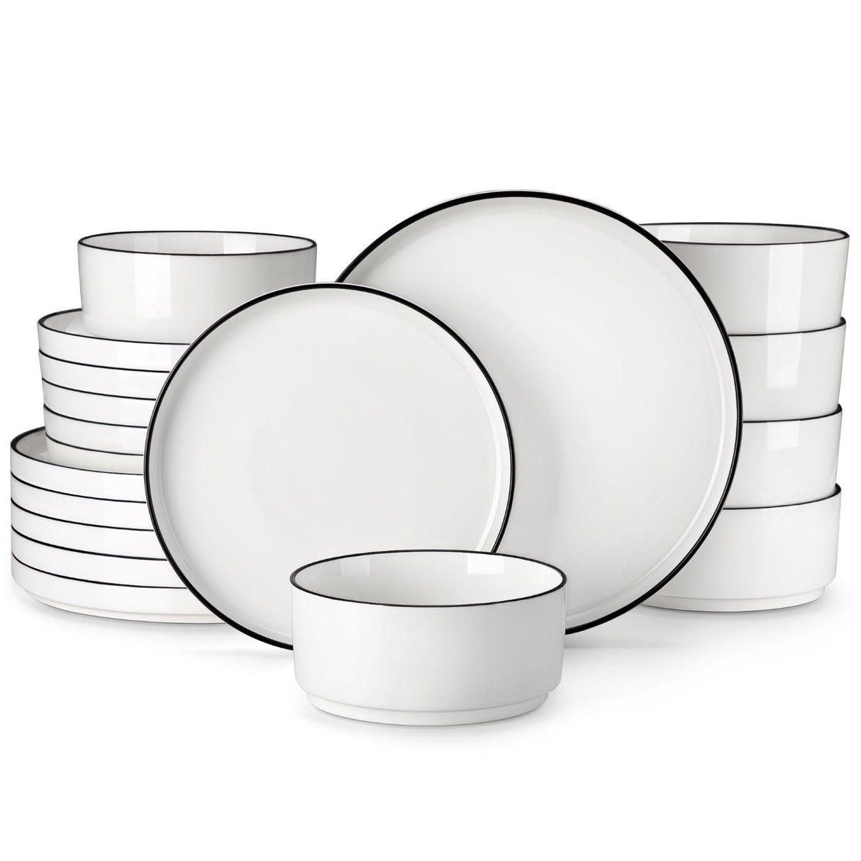 Leah 18 Piece Dinnerware Set for 6