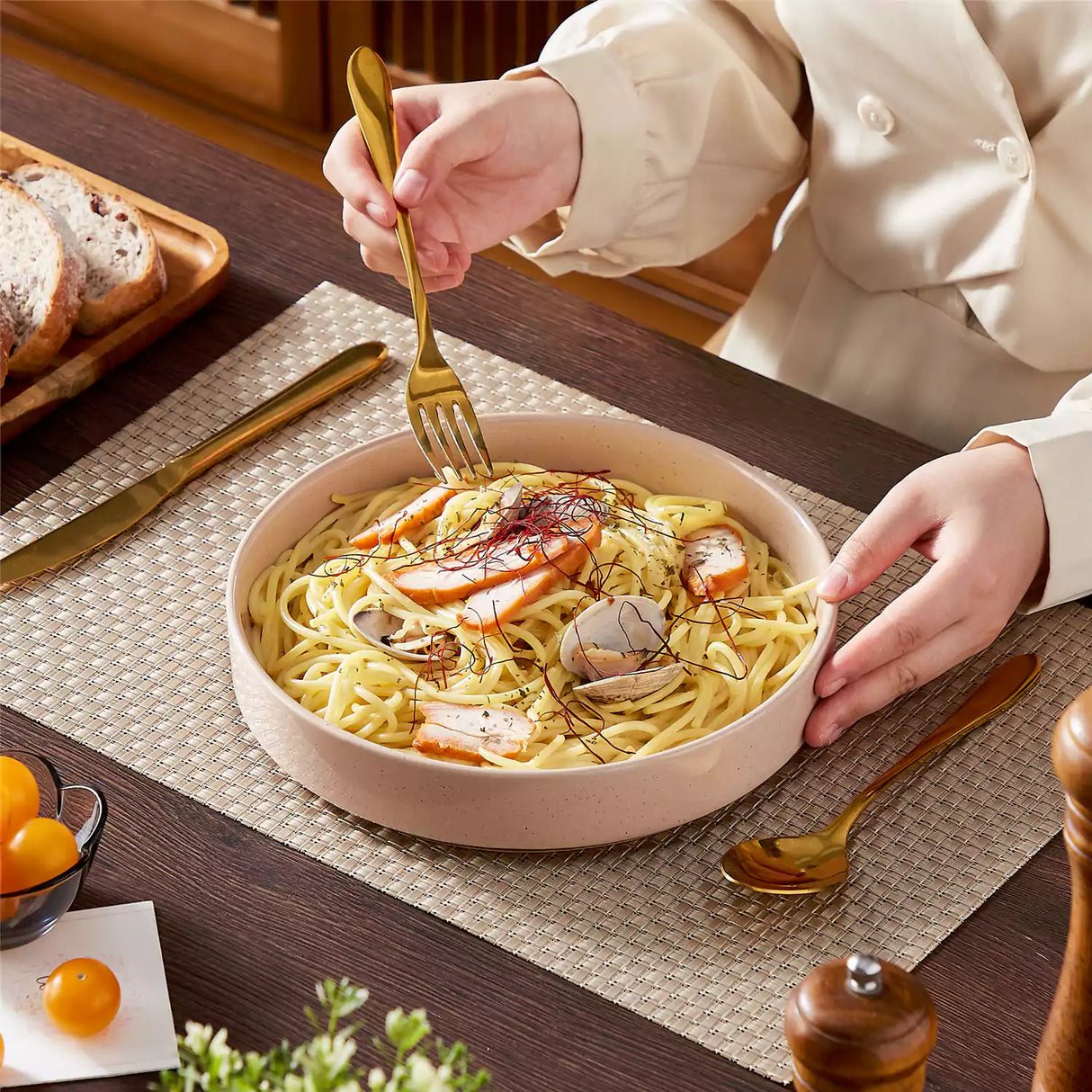 Leah Pasta Bowls Set of 4