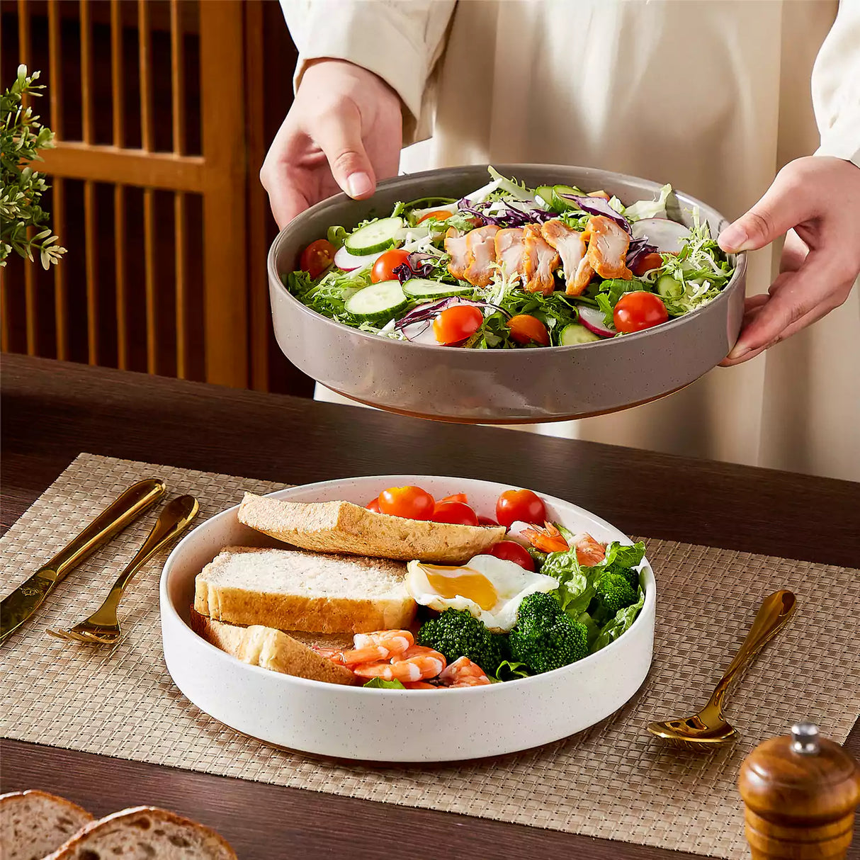 Leah Pasta Bowls Set of 4