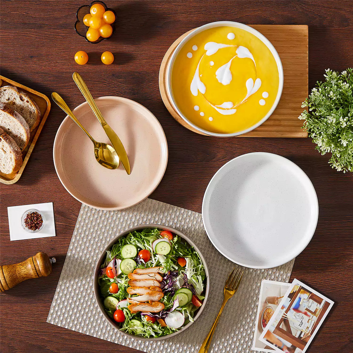 Leah Pasta Bowls Set of 4