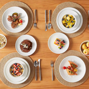 Leila 12 Piece Dinnerware Set
