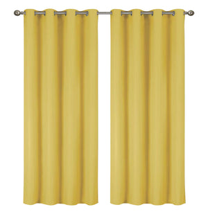 2 Pack - 55'' X 84'' Solid Thermal Blackout Panels (19 Colors)