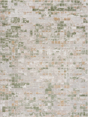 Liveri Green Mosaic Rug
