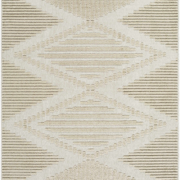 Annika Light Brown 3D Washable Area Rug