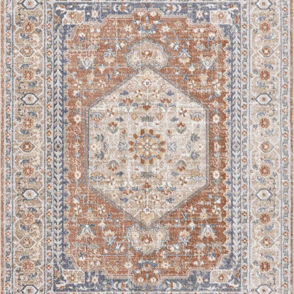 Gael Rust Boutique Washable Rug