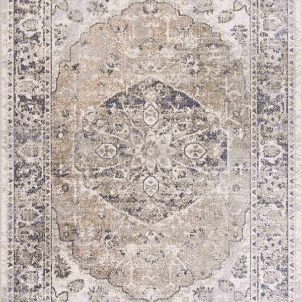 Rudo Beige Flat Pile Washable Rug